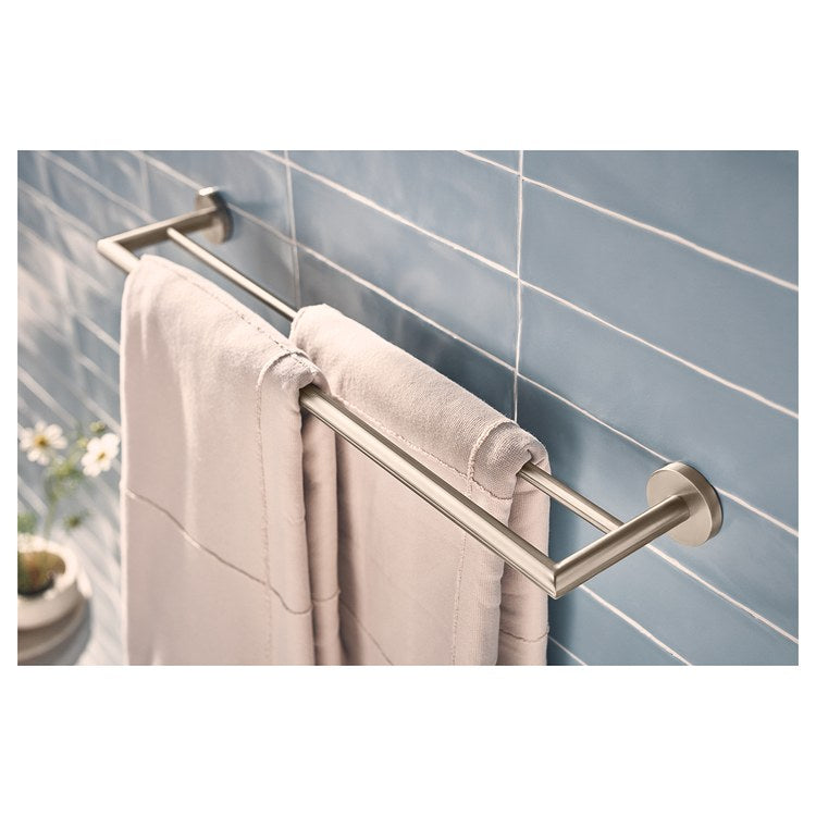 Towel Bar Arlys 24 Inch Double Brushed Nickel Zinc - Image 2