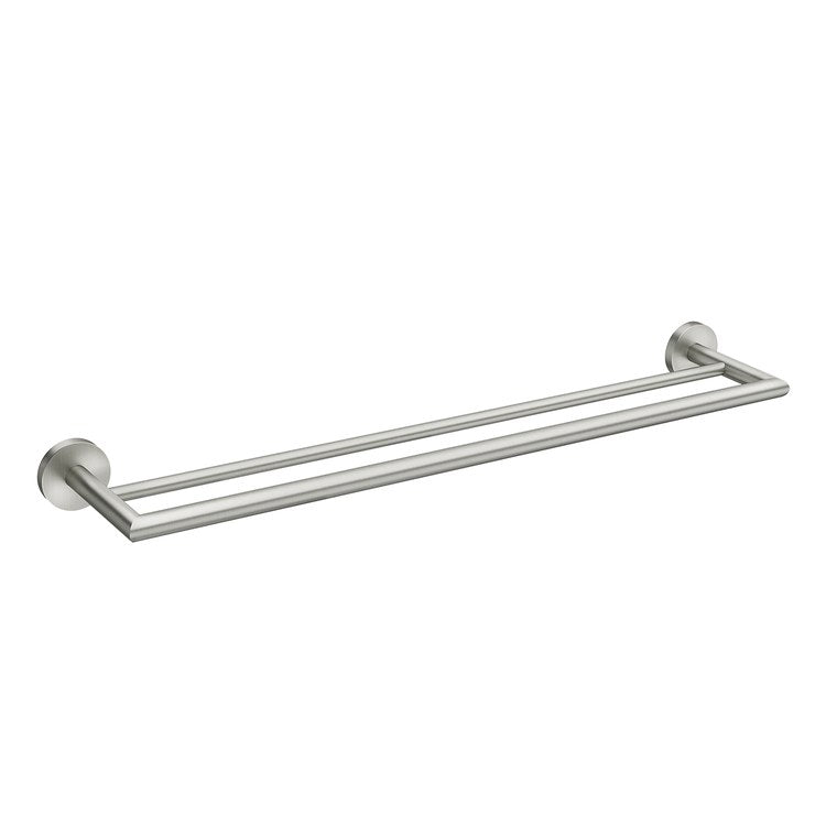 Towel Bar Arlys 24 Inch Double Brushed Nickel Zinc - Image 1