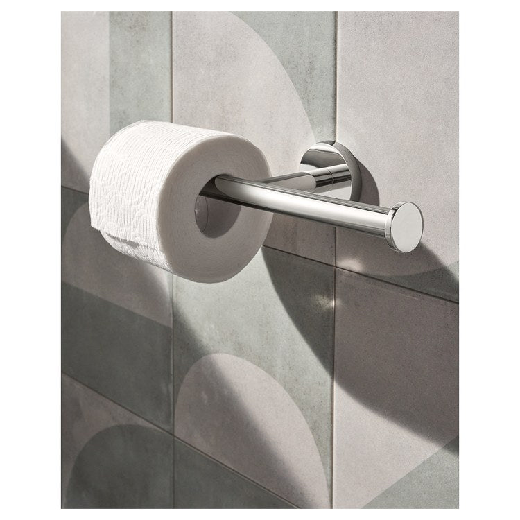 Toilet Paper Holder Arlys Double Post Chrome Zinc 11 Inch 2-3/4 Inch Wall - Image 2