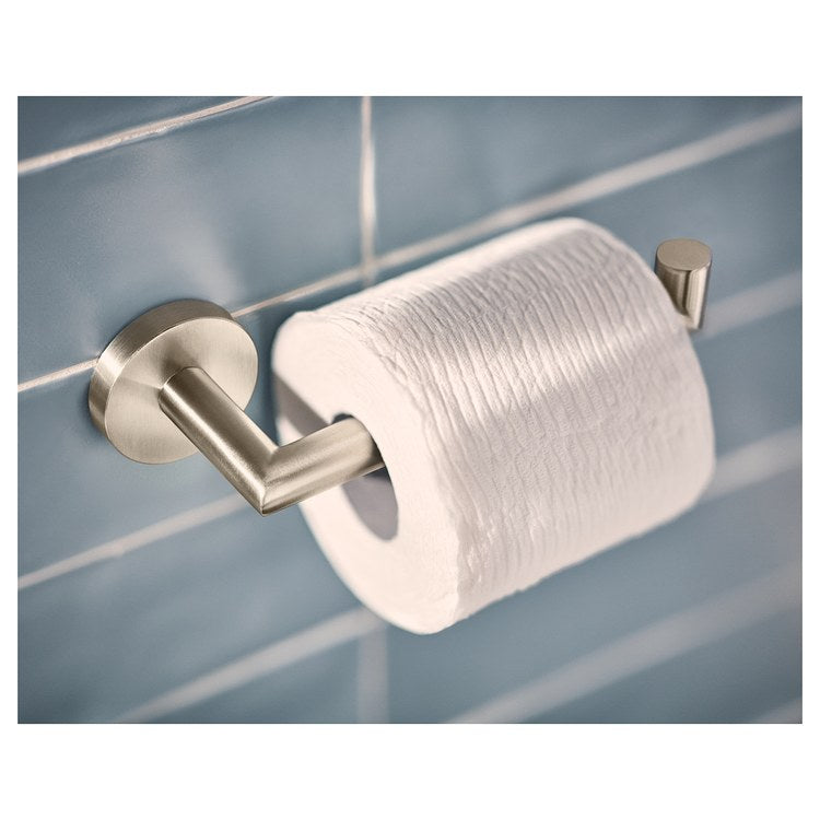 Toilet Paper Holder Arlys Single Post Brushed Nickel Zinc 6 Inch 2-3/4 Inch Wall - Image 2