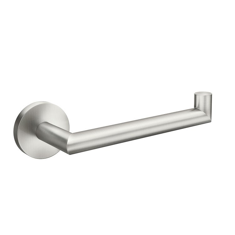Toilet Paper Holder Arlys Single Post Brushed Nickel Zinc 6 Inch 2-3/4 Inch Wall - Image 1