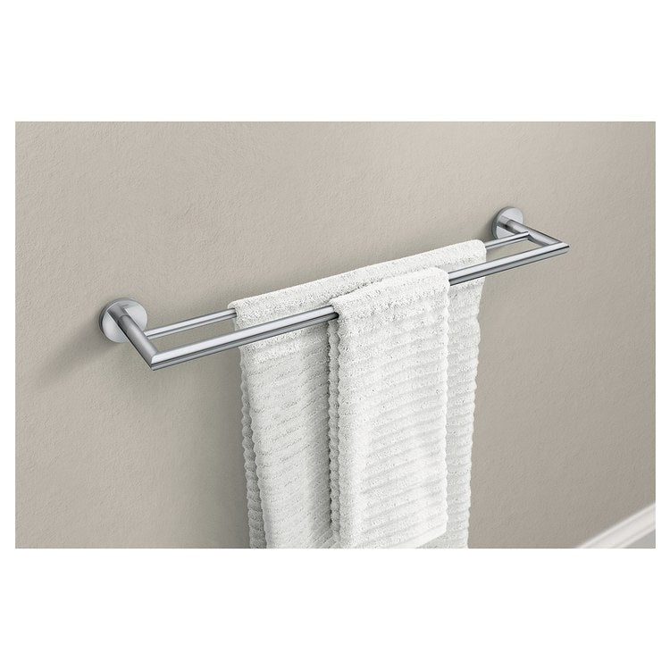Towel Bar Arlys 24 Inch Double Chrome Zinc - Image 2
