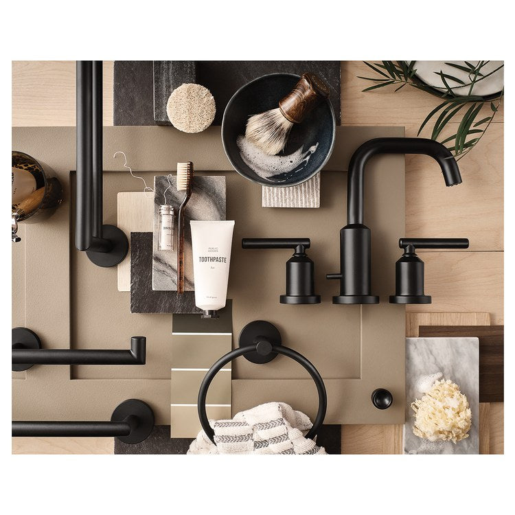 Towel Ring Arlys 6 Inch Matte Black Zinc 2-3/4 Inch - Image 3