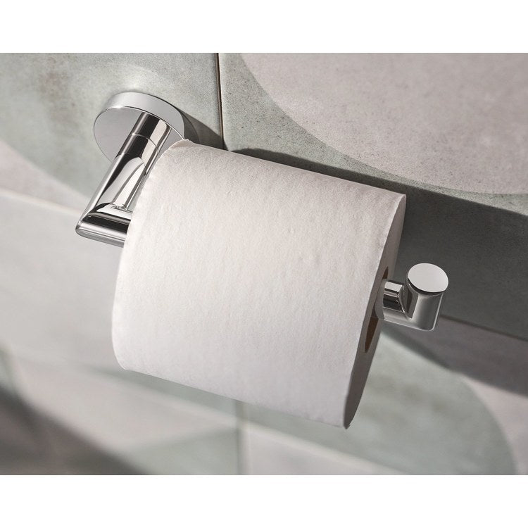 Toilet Paper Holder Arlys Single Post Chrome Zinc 6 Inch 2-3/4 Inch Wall - Image 3