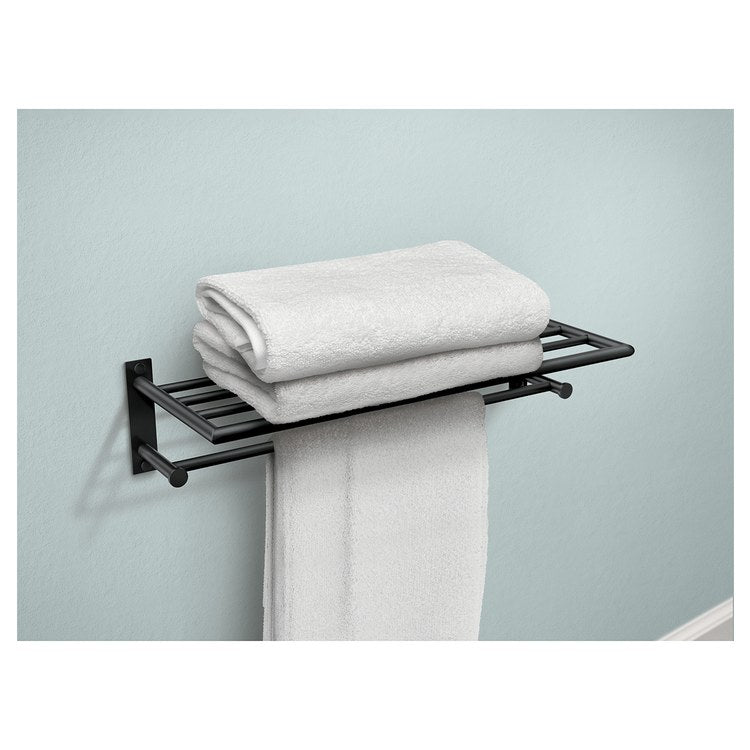 Shelf Arlys Matte Black 24 Inch Zinc - Image 2