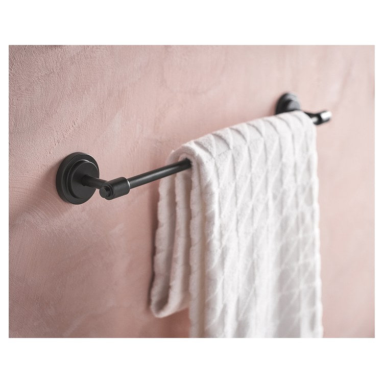 Towel Bar Iso 18 Inch Single Matte Black Zinc/Aluminum - Image 3