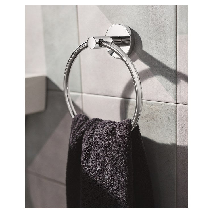 Towel Ring Arlys 6 Inch Chrome Zinc 2-3/4 Inch - Image 2