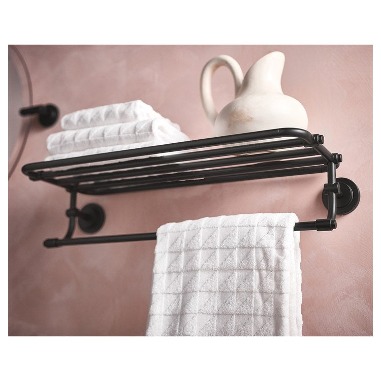 Shelf Iso Towel Matte Black 27 Inch Glass - Image 3