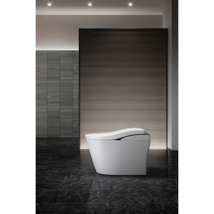 Bidet Seat Neorest Elongated LS Top Unit with Silver Trim 1.0/0.8 Gallons per Minute Cotton Heated WaterSense/CALGreen ADA 20-13/16 Inch - Image 3
