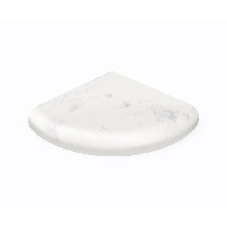 Soap Dish ES-2 Corner Carrara Wall Mount Swanstone - Image 2