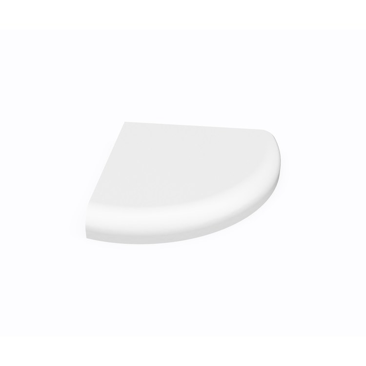 Soap Dish ES-2 Corner White Wall Mount Swanstone - Image 2