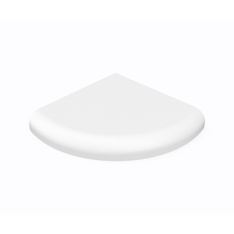 Soap Dish ES-2 Corner White Wall Mount Swanstone - Image 1