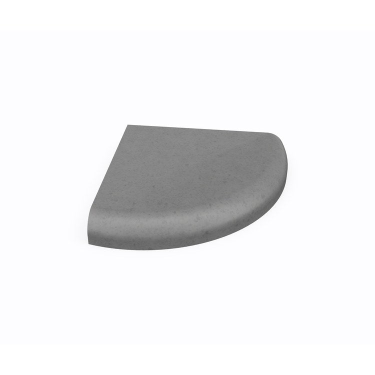 Soap Dish ES-2 Corner Ash Gray Wall Mount Swanstone - Image 2
