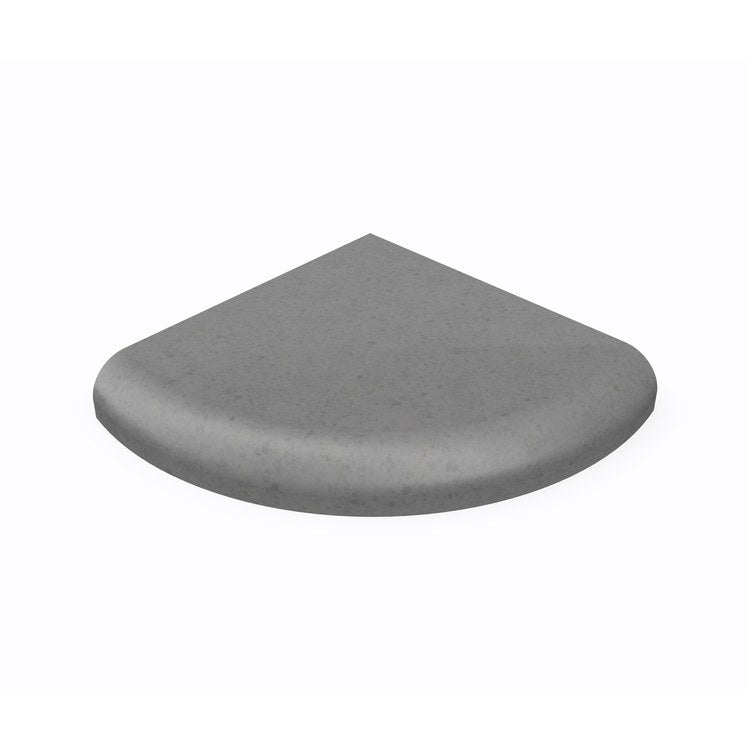 Soap Dish ES-2 Corner Ash Gray Wall Mount Swanstone - Image 1