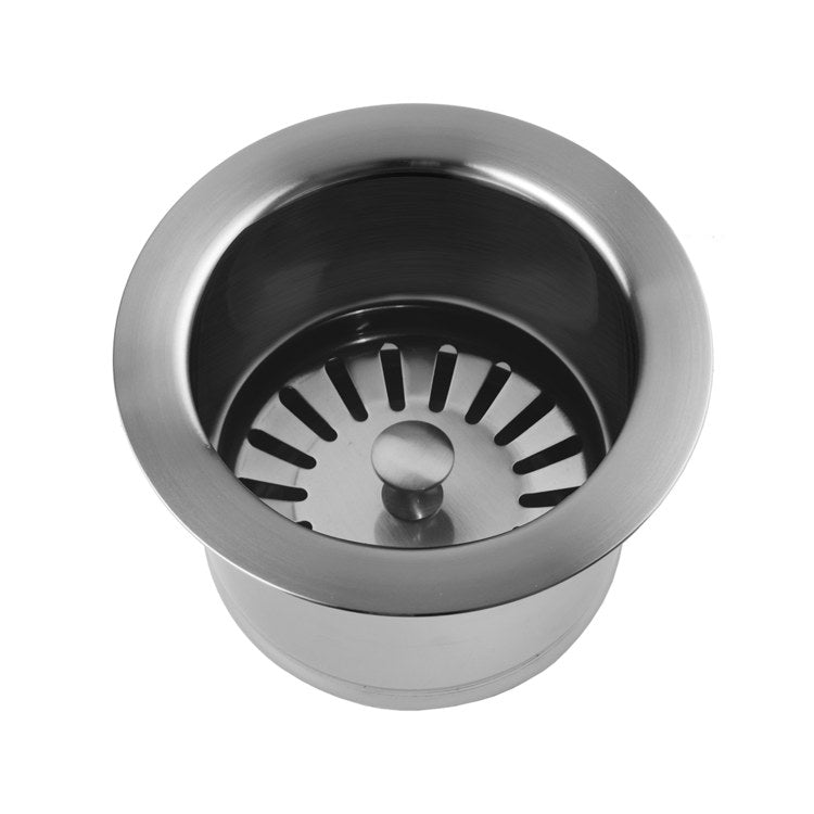 Disposal Flange Extra Deep with Strainer Caramel Bronze 3-1/4 Inch Brass for Continuous Feed Disposals - Image 1