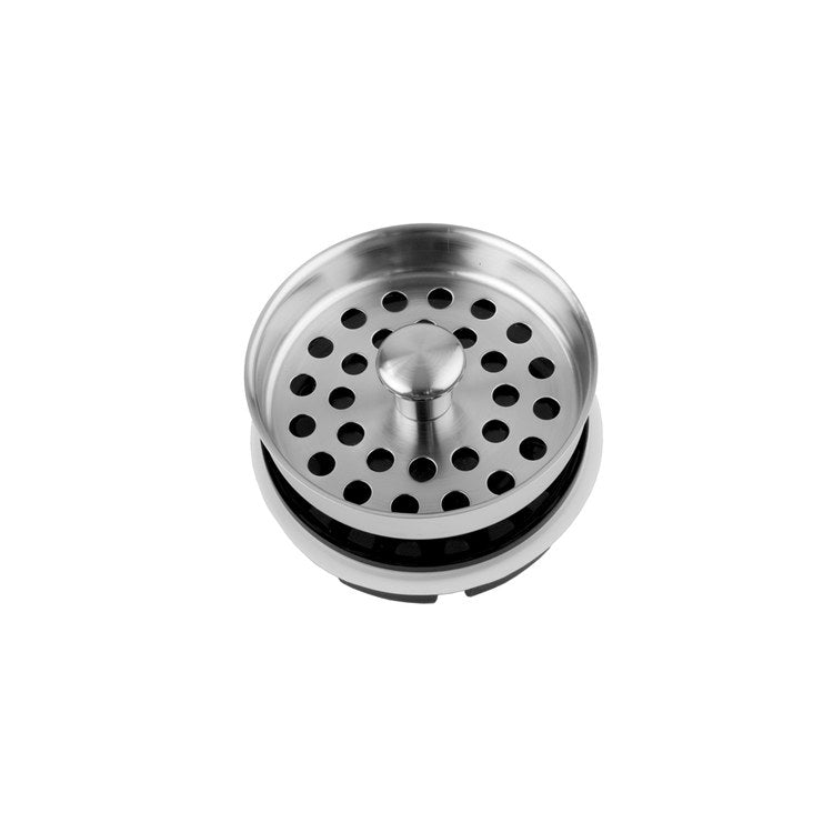 Disposer Strainer with Stopper Caramel Bronze Brass for Continuous Feed Waste Disposals 3-7/16 Inch