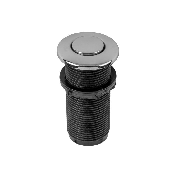 Air Switch Extra Long Waste Disposal Round Polished Nickel for Vanity Installation 1-7/8 Inch