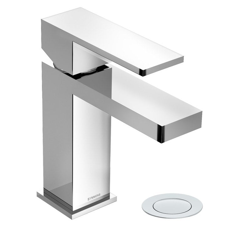 Lavatory Faucet Duro 1 Lever ADA Polished Chrome 1.0 Gallons per Minute Deck Push Pop-Up 1 Hole - Image 1
