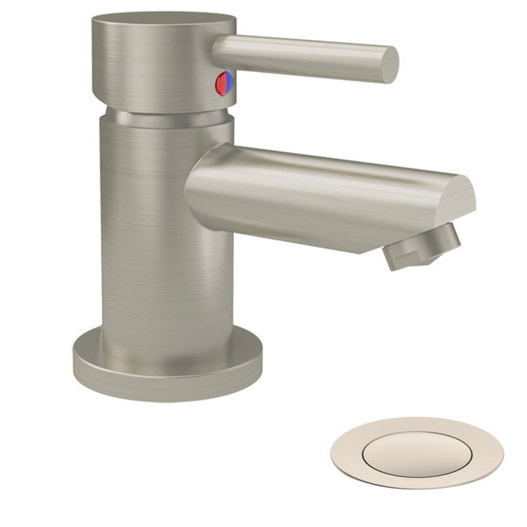 Lavatory Faucet Dia 1 Lever ADA Satin Nickel 1.0 Gallons per Minute - Image 1