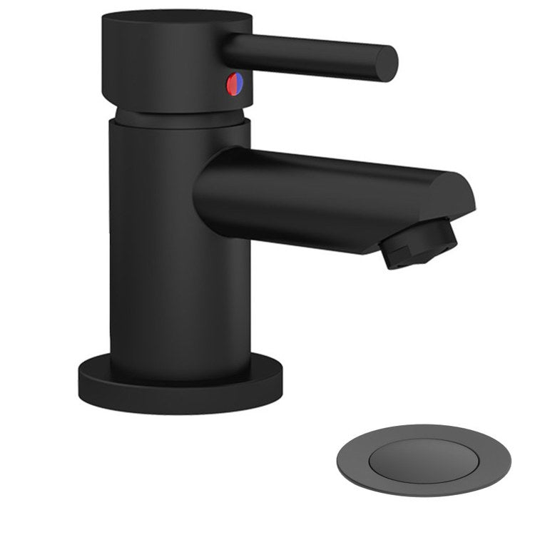 Lavatory Faucet Dia 1 Lever ADA Matte Black 1.0 Gallons per Minute - Image 1