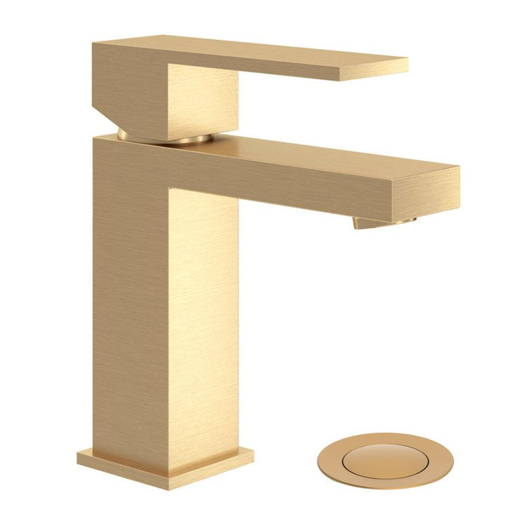 Lavatory Faucet Duro 1 Lever ADA Brushed Bronze 1.0 Gallons per Minute Deck Push Pop-Up 1 Hole - Image 1