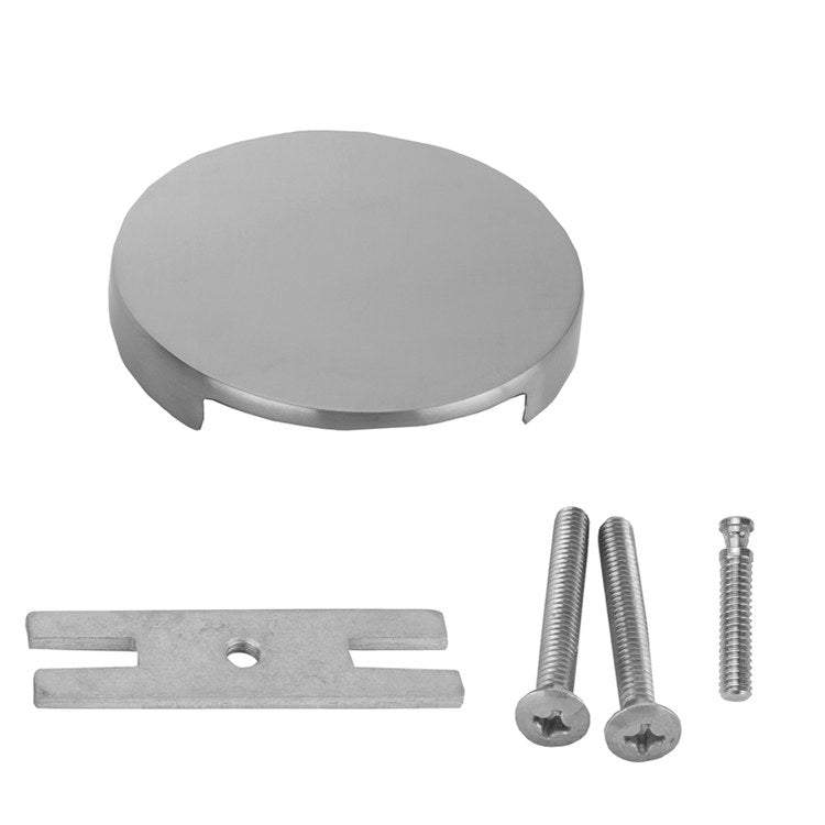 Faceplate Concealed Mount Round Overflow Vintage Bronze for Waste & Overflow 3-1/4 Inch - Image 1