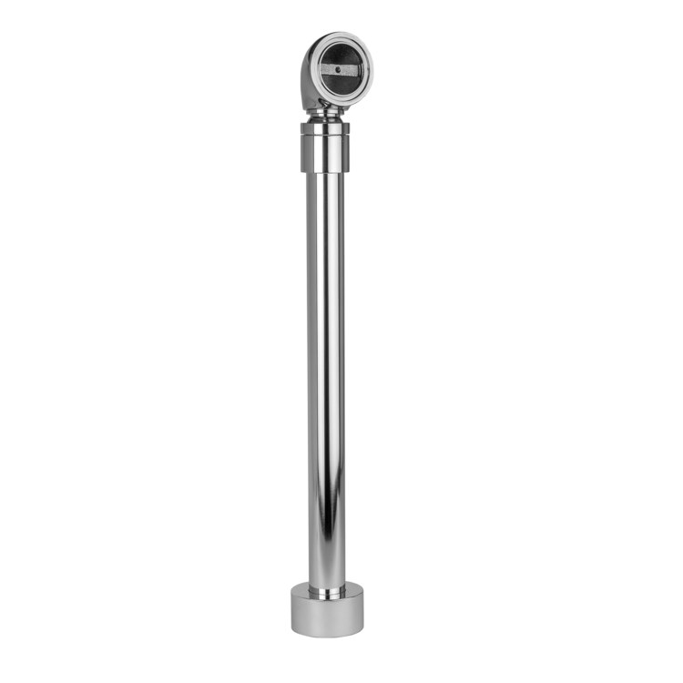 Tub Drain Exposed Pivot Neck Drain Polished Chrome 1-1/2 Inch Brass 22-1/2 Inch - Image 1