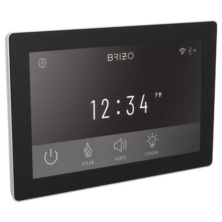 Display Interface SensoriPlus Digital Control Lumicoat Polished Chrome ABS WIFI and Bluetooth Portrait/Landscape Position Temperature Range 50-125DEG F Surface Mount 12 Custom Presets for SensoriPlus Digital Thermostatic Valve