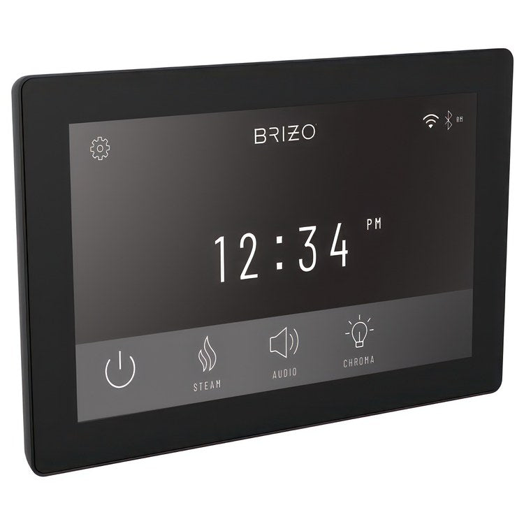 Display Interface SensoriPlus Digital Control Matte Black ABS WIFI and Bluetooth Portrait/Landscape Position Temperature Range 50-125DEG F Surface Mount 12 Custom Presets for SensoriPlus Digital Thermostatic Valve