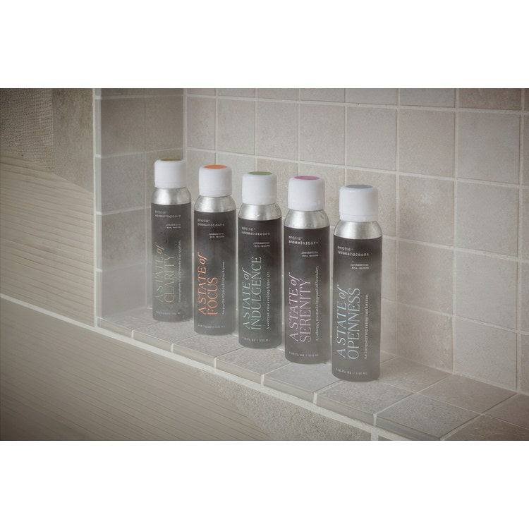 Steamhead Oil Mystix Aromatherapy A State of Serenity Essential Blend 100 Milliliter Blend Contains Lavandin Sweet Orange Geranium Cedarwood Marjoram Lavender Frankincense 5-1/4 Inch 1-3/8 Inch - Image 3