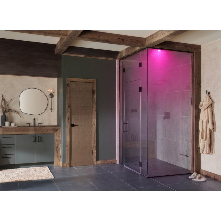 Light Module Mystix Matte Black Choose From Colors Blue Green Pink Yellow Red Violet White Includes ChromaTherapy Module & LED Recessed Light Fixture with Finished Trim Ring - Image 2