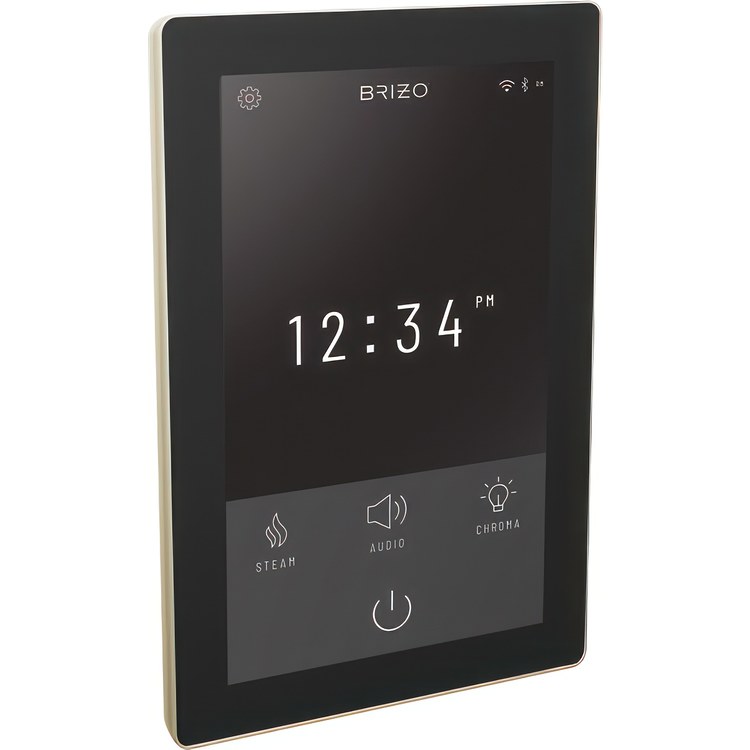 Display Interface SensoriPlus Digital Control Lumicoat Brilliance Polished Nickel ABS WIFI and Bluetooth Portrait/Landscape Position Temperature Range 50-125DEG F Surface Mount 12 Custom Presets for SensoriPlus Digital Thermostatic Valve - Image 2