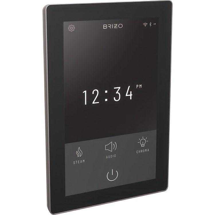 Display Interface SensoriPlus Digital Control Lumicoat Brilliance Black Onyx ABS WIFI and Bluetooth Portrait/Landscape Position Temperature Range 50-125DEG F Surface Mount 12 Custom Presets for SensoriPlus Digital Thermostatic Valve - Image 2