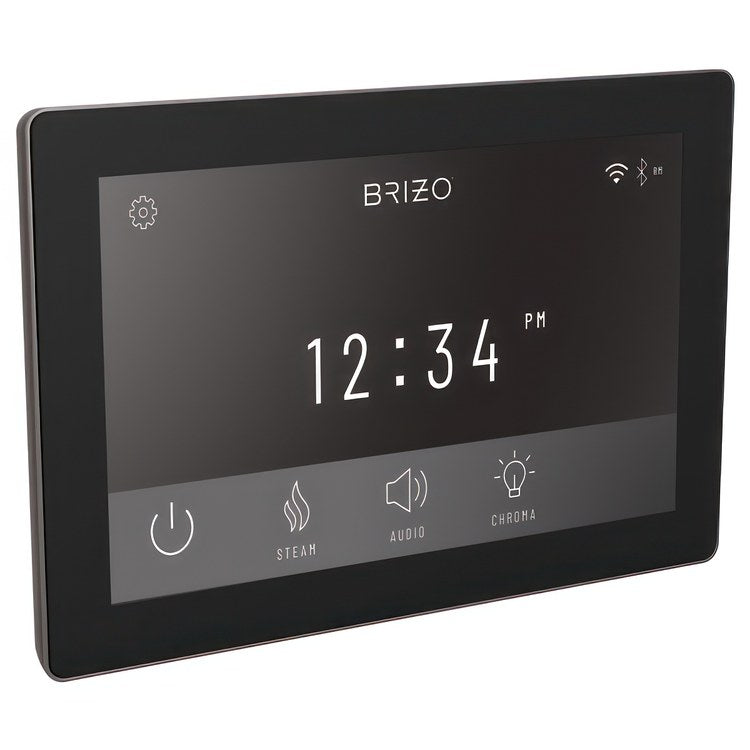 Display Interface SensoriPlus Digital Control Lumicoat Brilliance Black Onyx ABS WIFI and Bluetooth Portrait/Landscape Position Temperature Range 50-125DEG F Surface Mount 12 Custom Presets for SensoriPlus Digital Thermostatic Valve