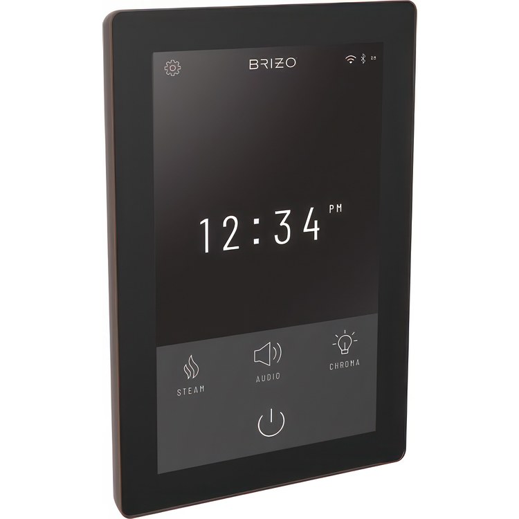 Display Interface SensoriPlus Digital Control Venetian Bronze ABS WIFI and Bluetooth Portrait/Landscape Position Temperature Range 50-125DEG F Surface Mount 12 Custom Presets for SensoriPlus Digital Thermostatic Valve - Image 2