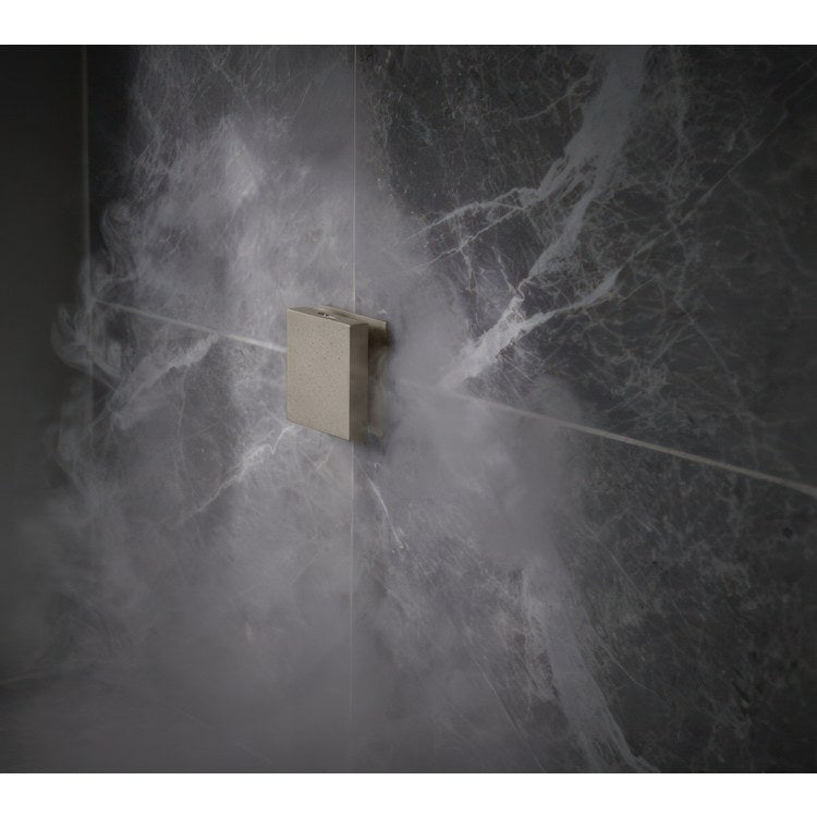 Steam Kit Mystix Lumicoat Luxe Nickel Elemental with Square Steam Control & Square Steam Head 2 User Presets Selectable RapidMist Patented Dual Sensor Technology - Image 3