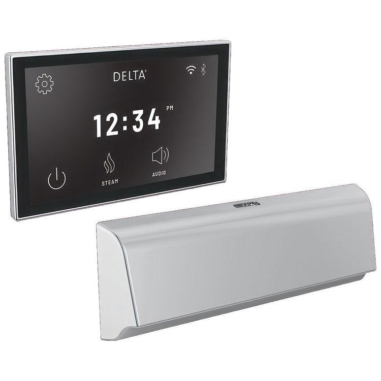 Shower Kit Unilateral Digital Steam Package Lumicoat Chrome