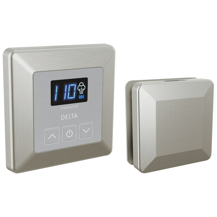 Steamhead SimpleSteam Transitional Square Steam Shower Control Unit Plastic Lumicoat Stainless