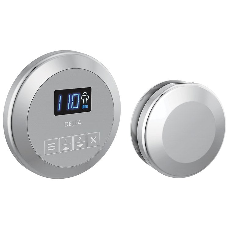 Shower Kit Round Steam Package Lumicoat Chrome