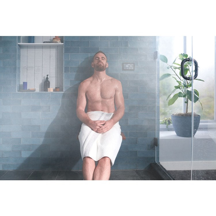 Shower Kit Unilateral Digital Steam Package Lumicoat Black Stainless - Image 3