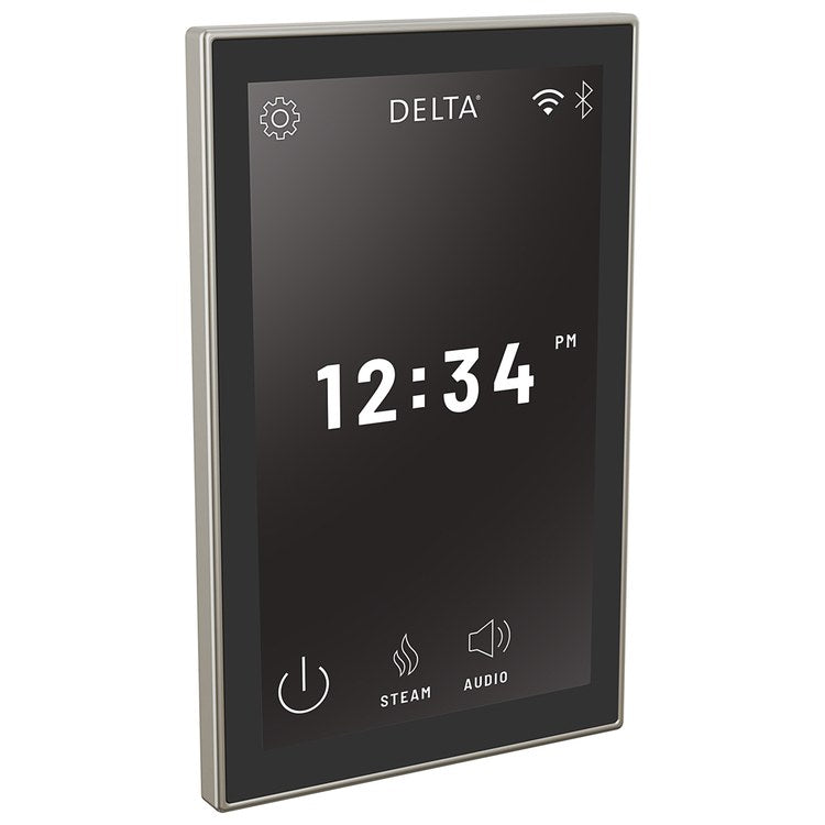 Display Interface Steamscape Lumicoat Stainless Temperature Range 50 DEG F to 125 DEG F for Steam Room 3-5/8 Inch - Image 2