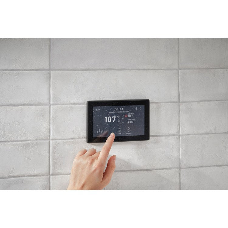Shower Kit Unilateral Digital Steam Package Matte Black - Image 2