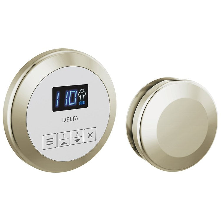 Shower Kit Round Steam Package Lumicoat Polished Nickel