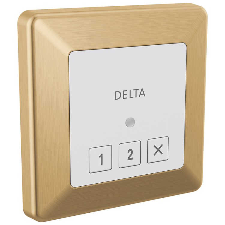Steam Control Exterior Square Lumicoat Champagne Bronze