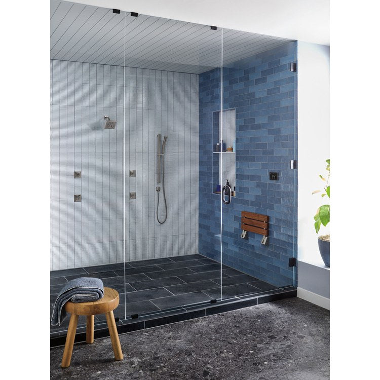Display Interface Steamscape Lumicoat Black Stainless Temperature Range 50 DEG F to 125 DEG F for Steam Room 3-5/8 Inch - Image 2