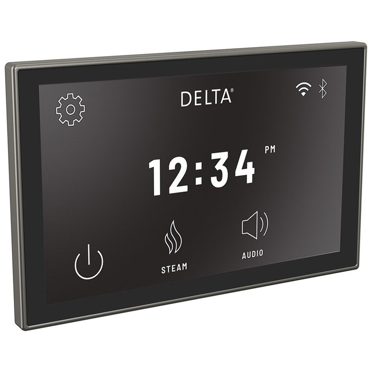 Display Interface Steamscape Lumicoat Black Stainless Temperature Range 50 DEG F to 125 DEG F for Steam Room 3-5/8 Inch