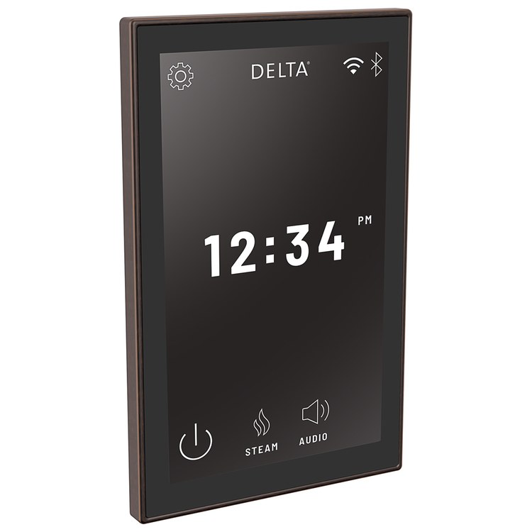 Display Interface Steamscape Venetian Bronze Temperature Range 50 DEG F to 125 DEG F for Steam Room 3-5/8 Inch - Image 2
