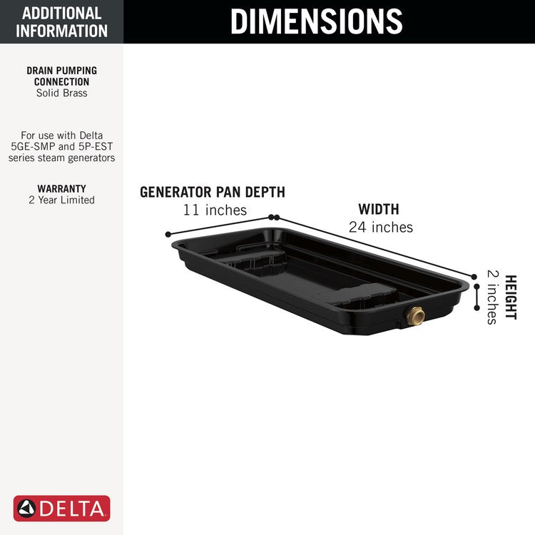 Drain Pan for 5GE-SMP/5P-EST Steam Generator - Image 2