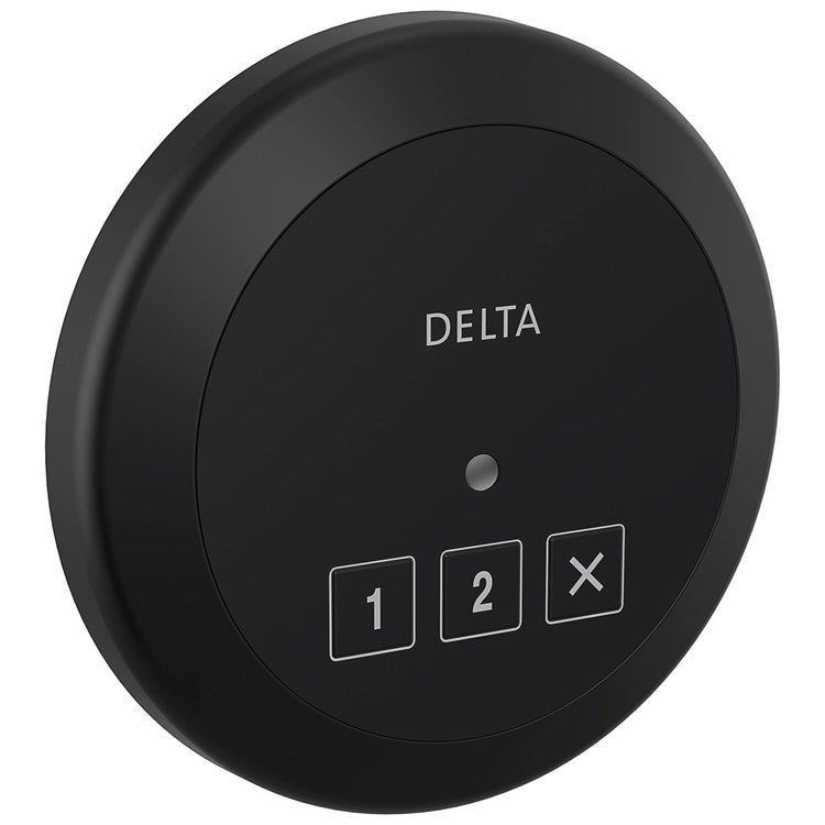 Steam Control Exterior Round Matte Black