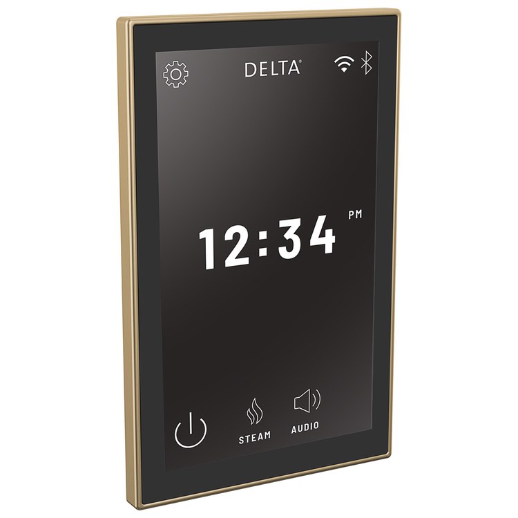Display Interface Steamscape Lumicoat Champagne Bronze Temperature Range 50 DEG F to 125 DEG F for Steam Room 3-5/8 Inch - Image 2